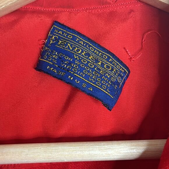 Vintage Western Pendleton Wool Red Button Up Shirt size Medium made in USA - Picture 4 of 8